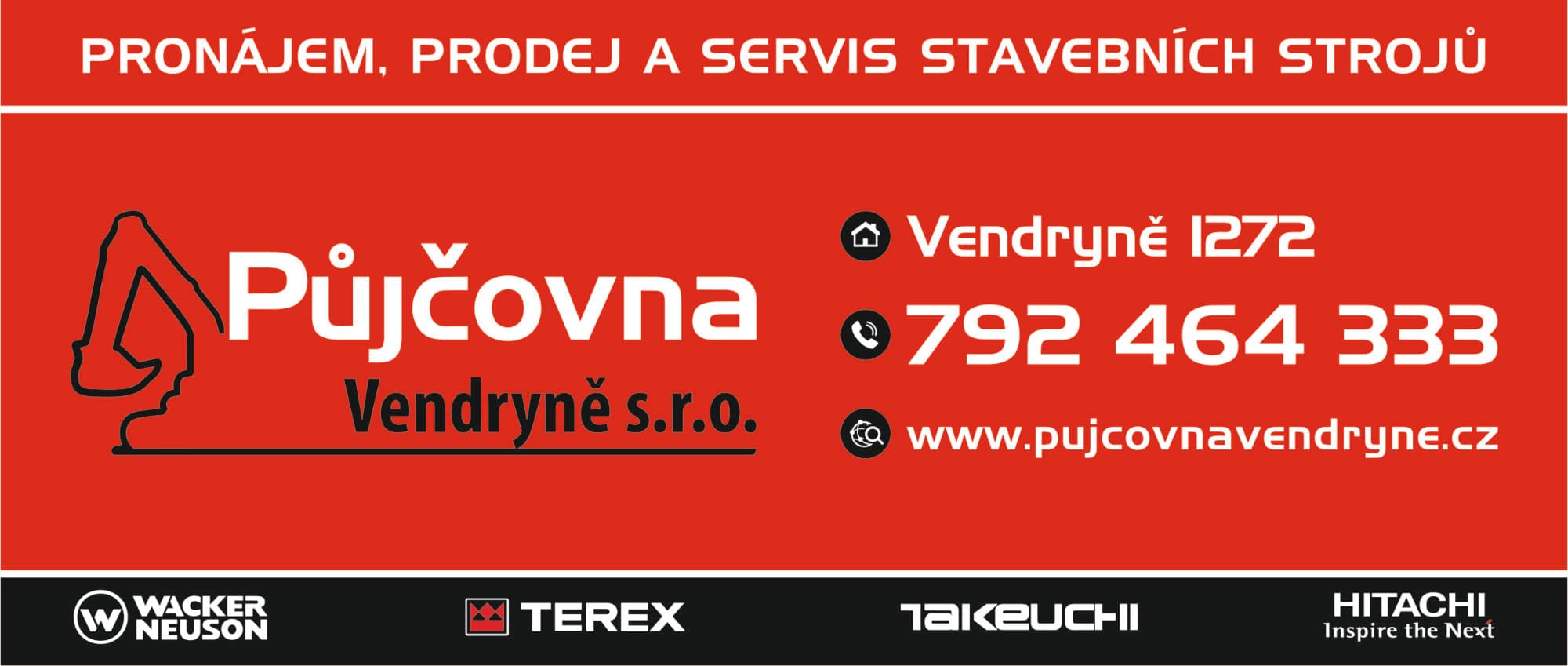 PRONÁJEM, PRODEJ A SERVIS STAVEBNÍCH STROJŮ